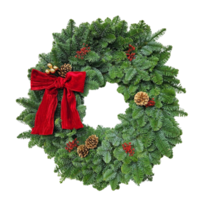 Gold Velvet Wreath XL (75-80cm wide)