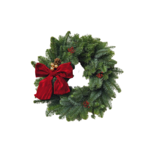 Gold Velvet Wreath M (50-55cm wide)